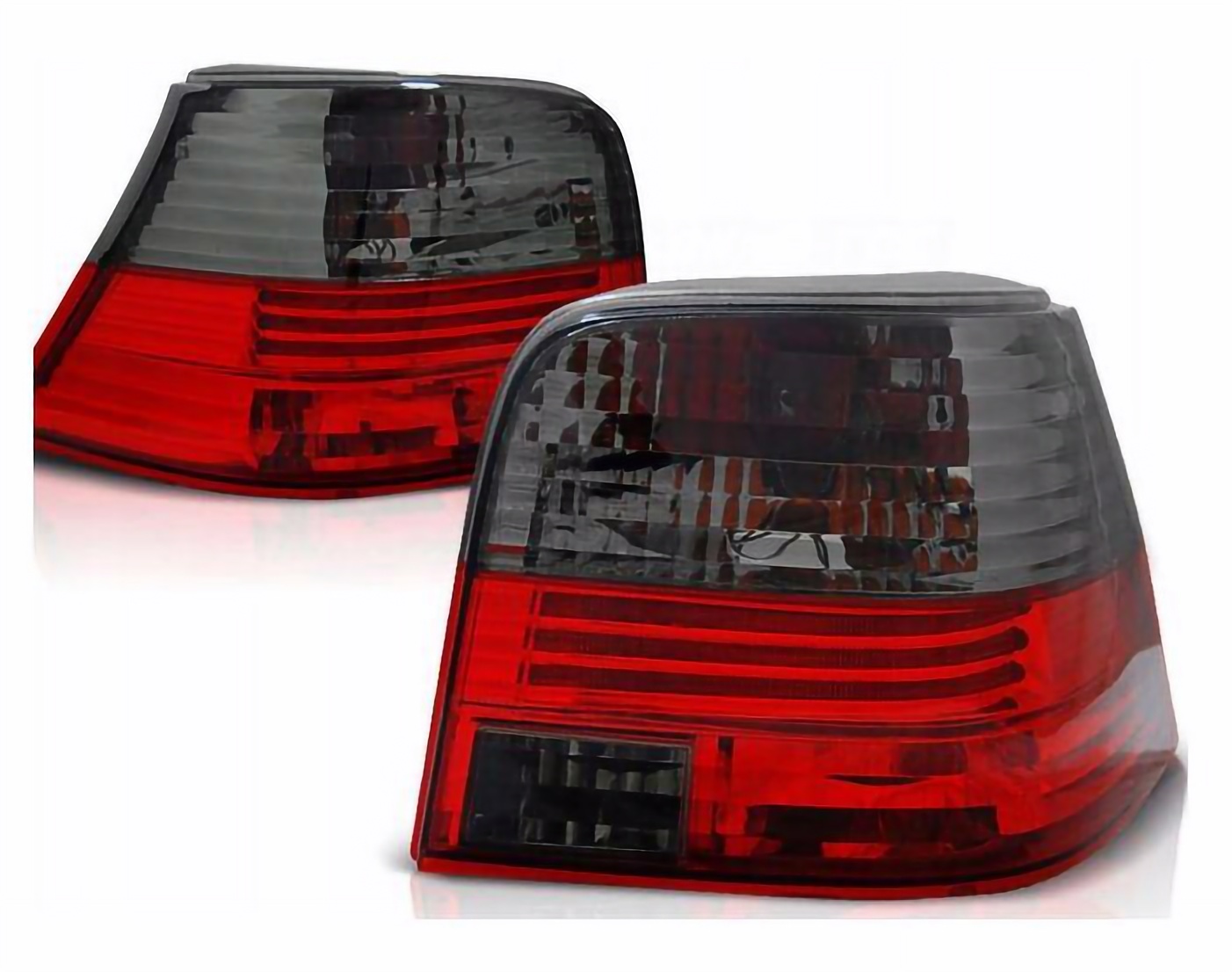 LAMPY TYLNE DO  VW GOLF IV 4 HATCHBACK OD 1997 DO 2003 CLEAR RED SMOKE