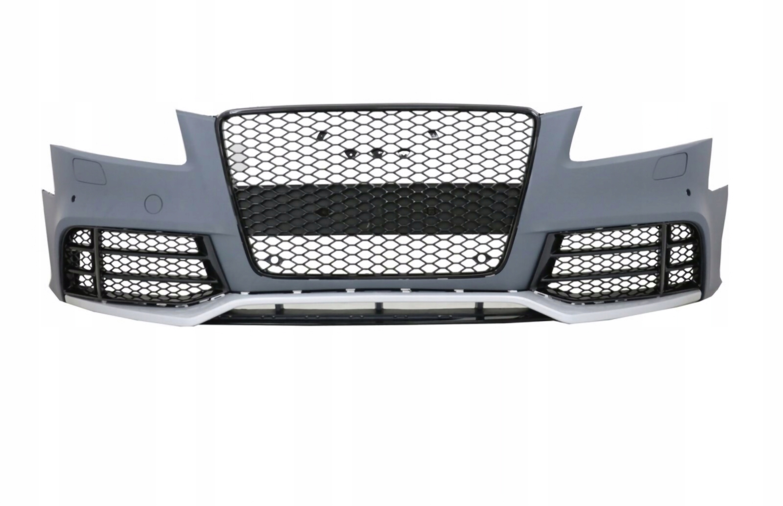 ZDERZAK PRZEDNI + GRILL LOOK RS5 DO AUDI A5 8T OD 2008 DO 2011 Roku