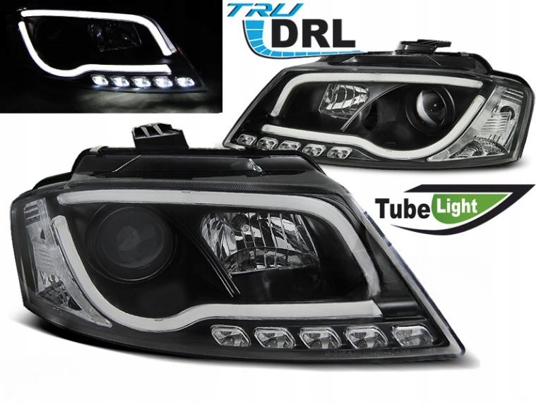 LAMPY REFLEKTORY Do  AUDI A3 8P 8PA OD .2008 DO 2012 Roku Do JAZDY DZIENNEJ