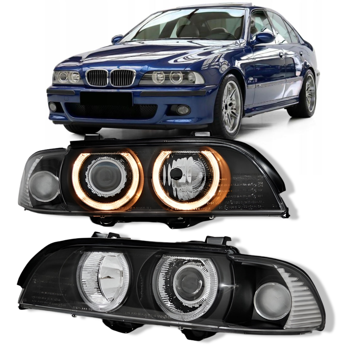 Lampy Reflektory Do BMW E39 OD 1995 DO 2003  XENON D2S  + SILNICZKI GRATIS