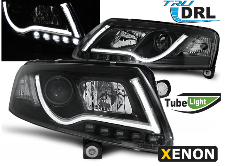 LAMPY  REFLEKTORY DO AUDI A6 C6 4F OD 04.2004 DO 2008 LED Xenon DO DZIENNEJ