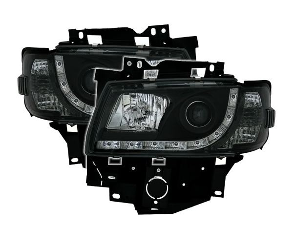 LAMPY REFLEKTORY + TYLNE LED DO VW T4 OD 1996 DO  2003 DAYLIGHT KOMPLET