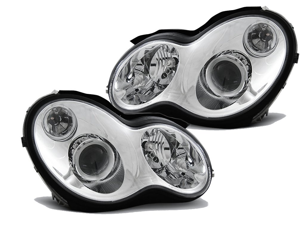 Nowoczesne Lampy Reflektory Do MERCEDES W203 C-KLASA OD 2000 Do 2004 Roku