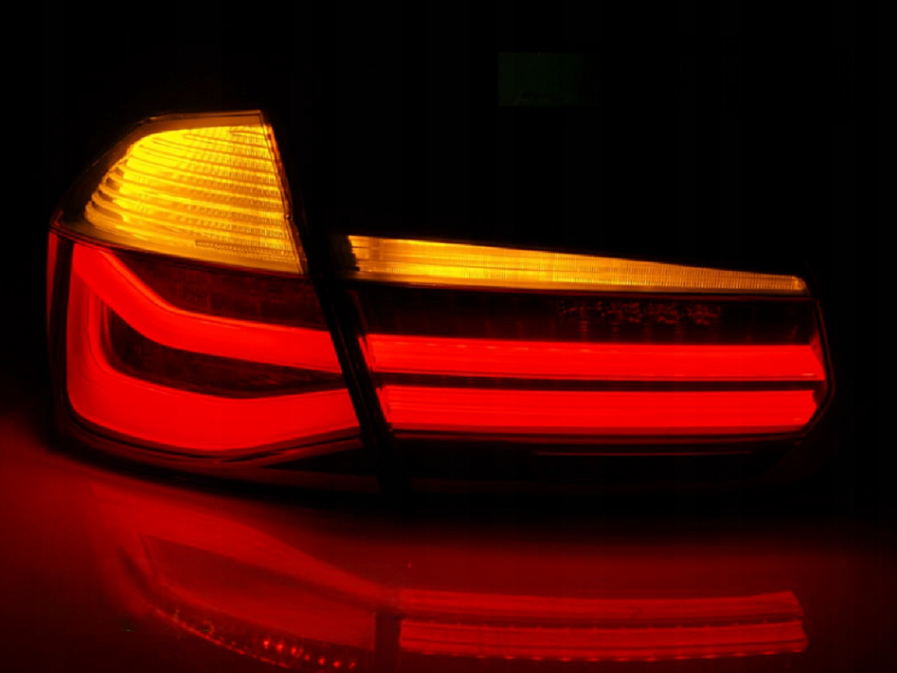 Lampy Tylne DIODOWE Do Twojego BMW F30 11-15 RED LED BAR DEPO