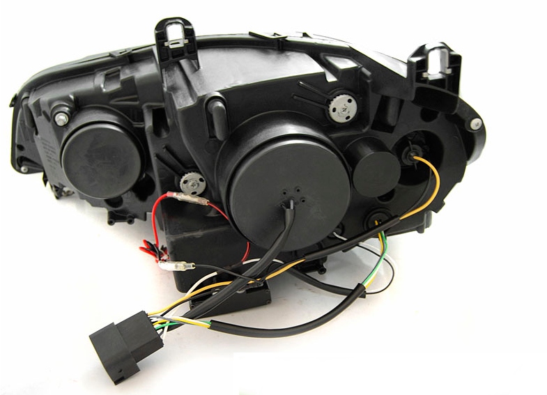 LAMPY Reflektory Do BMW X5 E70 Od 2007 Do 2010 Roku RINGI LED 3D XENON