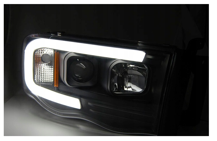 REFLEKTORY DODGE RAM 02-06R LED TUBE LIGHT BLACK