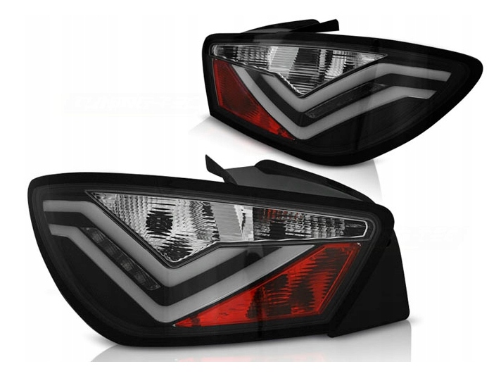 LAMPY DIODOWE SEAT IBIZA 6J 3 DRZWIOWE OD 06.2008 DO 2012 BLACK LED BAR