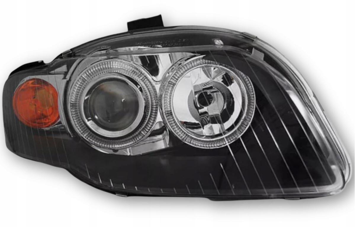 SUPER LAMPY Reflektory Do AUDI A4 B7 Od 2004 Do 2008 RINGI DEPO + SILNICZKI