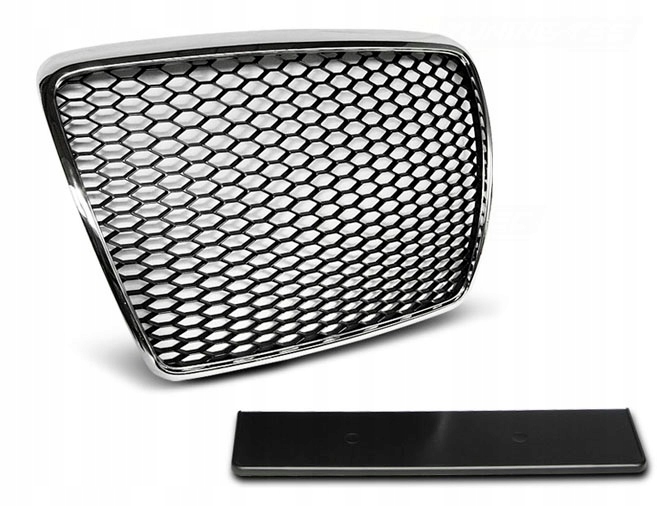 GRILL RS-STYLE Audi A6 C6 09-11Rok CHROM-BLACK