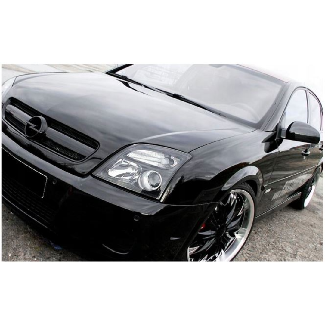 Nowe LAMPY Reflektory Do Opel Vectra C 2002-2005 R Na ŻARÓWI H7 DEPO BLACK