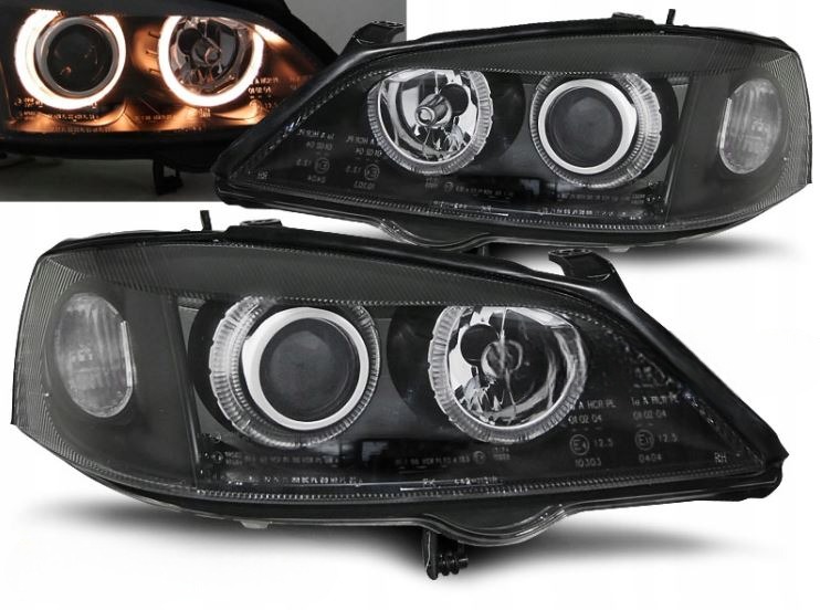 REFLEKTORY Lampy DEPO OPEL ASTRA G II 2 Od 1998 Do 2005 Roku RINGI  NOWE