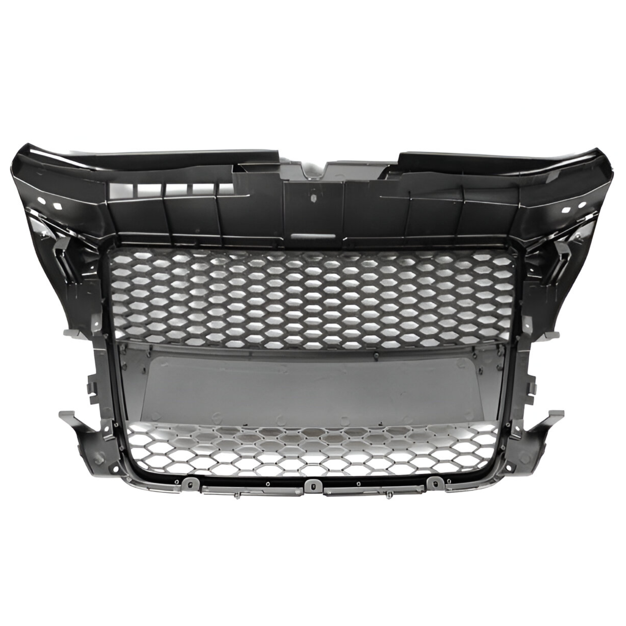 PIĘKNY  Grill Atrapa Do AUDI A3 8P Od 2008 Do 2012 RS-TYPE SILVER Black