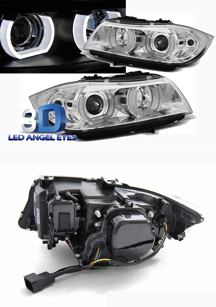 Lampy Reflektory BMW E90/E91 05-08 LED 3D XENON
