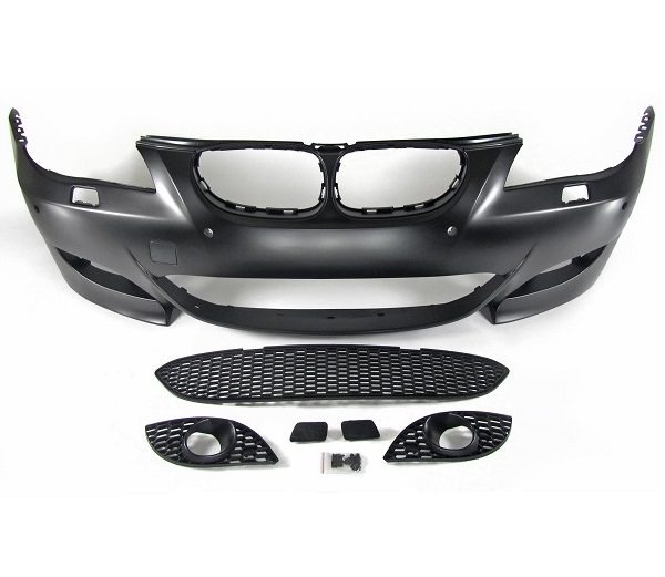 ZDERZAK M5 + Halogeny DO  BMW E60, E61 Od 2003 Do 2007 Roku NA CZUJNIKI PDC