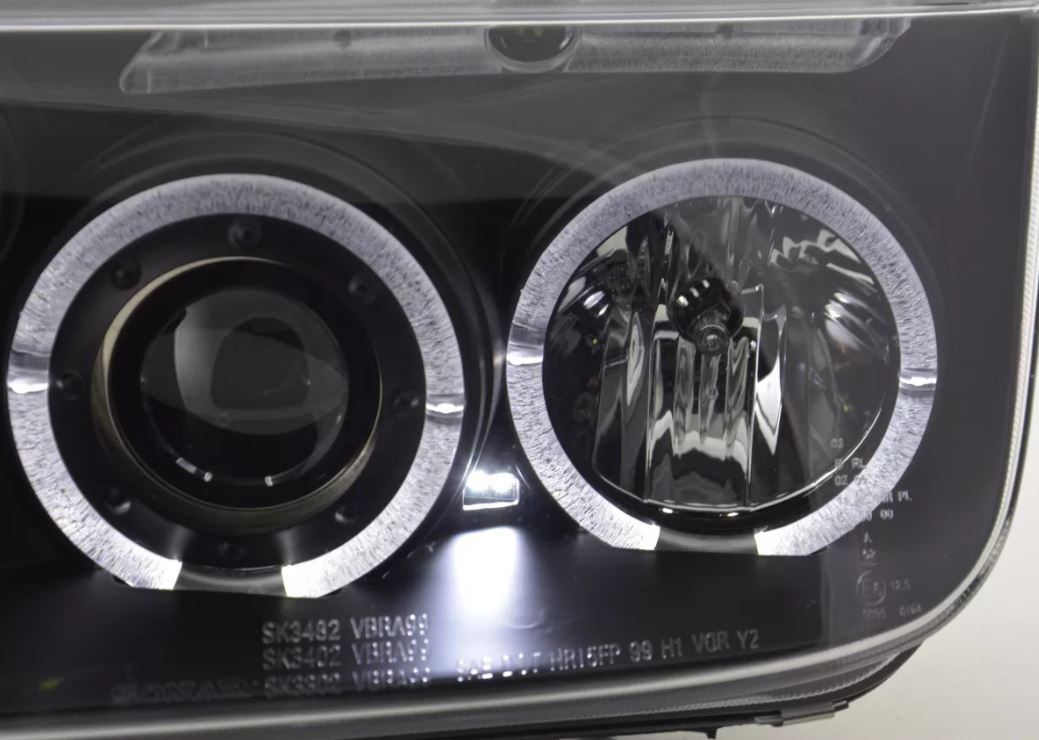 Lampy Reflektory Do VW BORA OD 1998 DO 2005 ROKU Soczewki LED H1 GRATIS