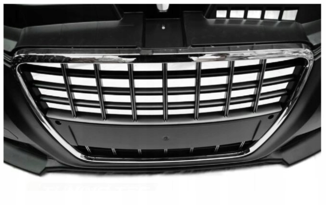 Nowy ZDERZAK + Halogeny Do AUDI A3 8P Od 2008 Do 2012 Roku CHROME BLACK