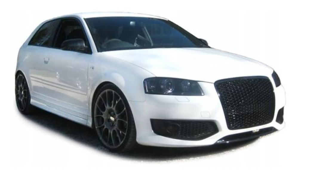 NOWY Grill Atrapa RS LOOK Audi A3 8P Od 2005 Do 2008 POŁYSK PLASTER MIODU
