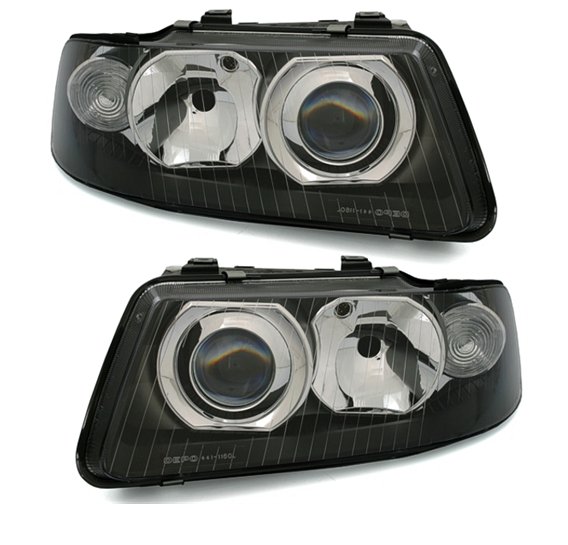 LAMPY REFLEKTORY Do AUDI A3 Od 2000 Do 2003 Roku BLACK DEPO