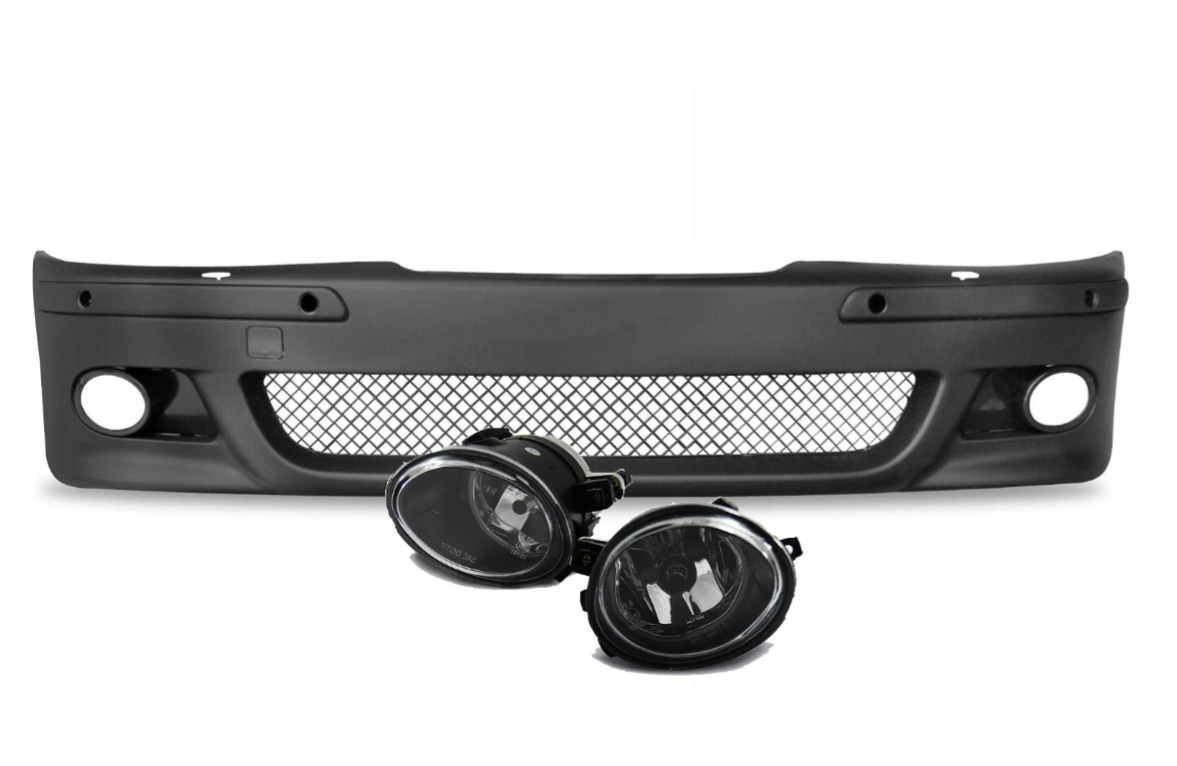 NOWY Zderzak + Halogeny M-PAKIET Do  BMW E39 Od 1996 Do 2003 PDC+ SRA