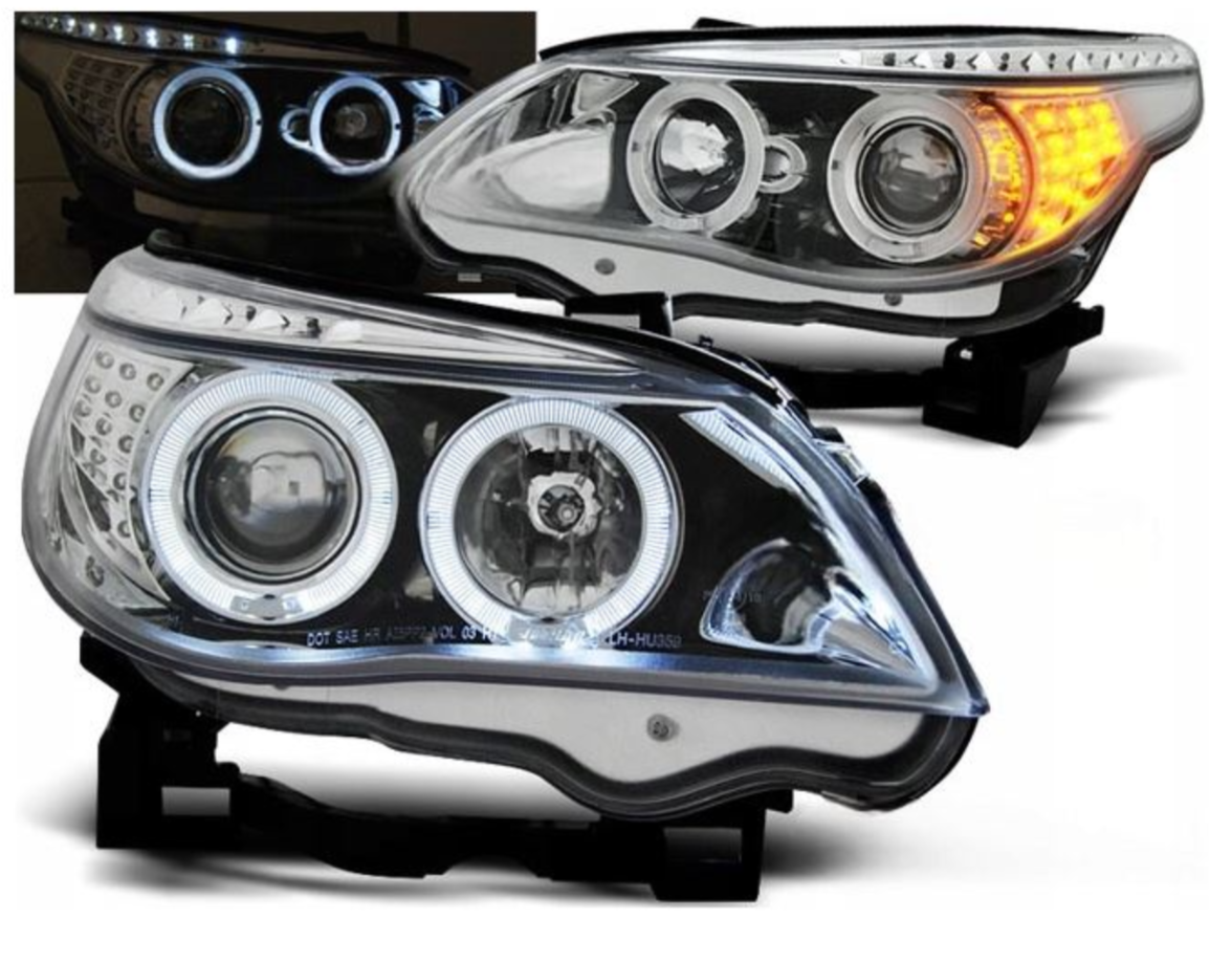LAMPY REFLEKTORY DO BMW E60/E61 Od 2004 Do 2007 Roku DIODOWY KIERUNKOWSKAZ