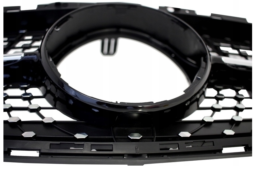 Grill MERCEDES W212 E 13-16 E43 AMG LOOK BLACK