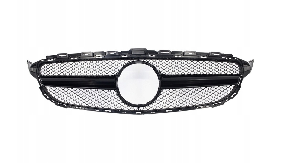 GRILL MERCEDES W205 C63 LOOK AMG BLACK 14-18