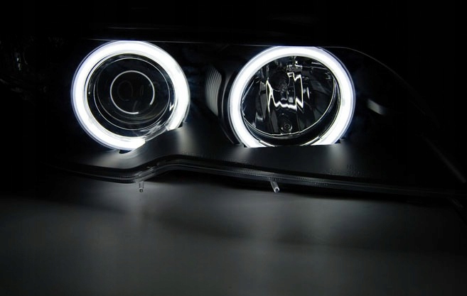LAMPY REFLEKTORY Do BMW E46 OD 2003 DO 2006 Roku COUPE, CABRIO Ringi CCFL