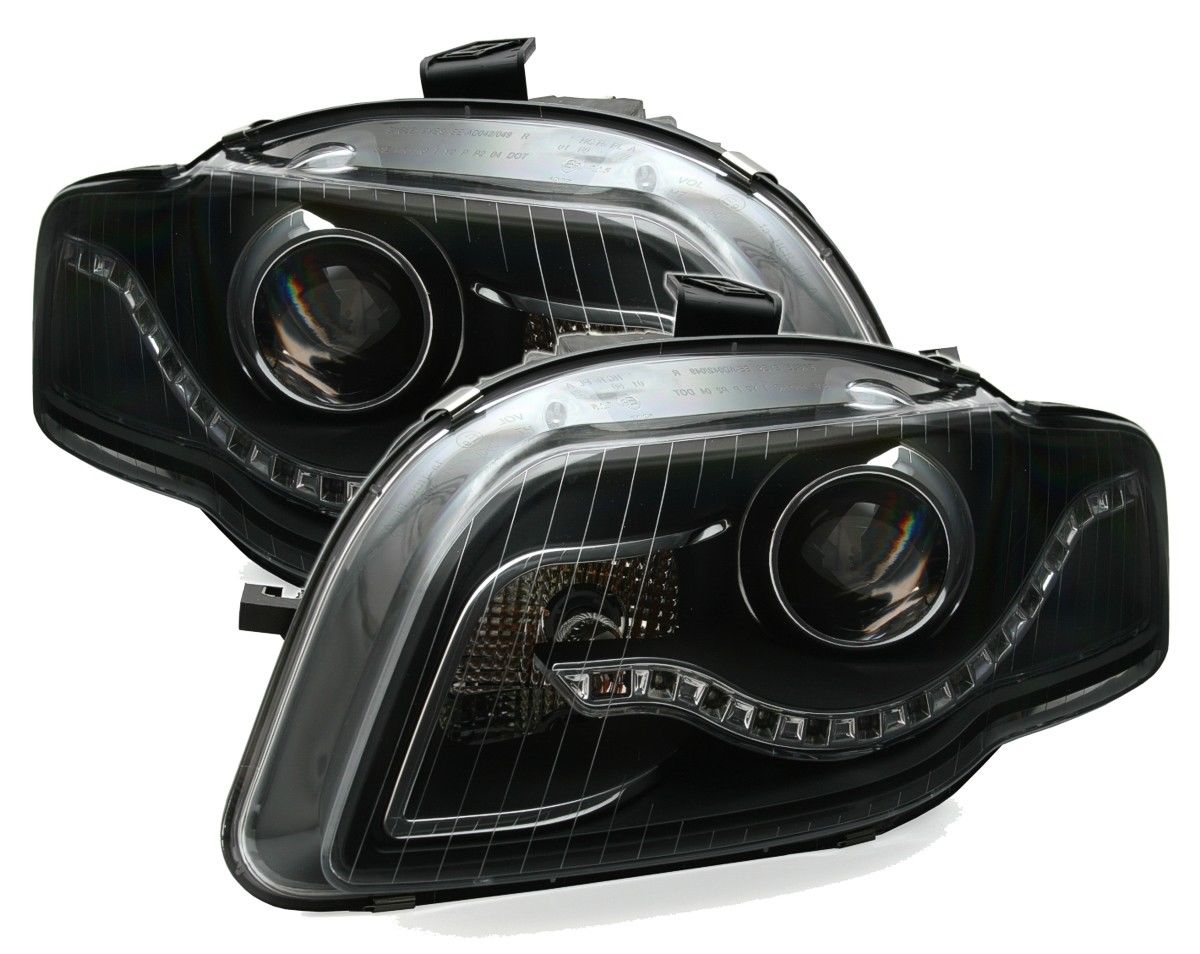 Lampy Reflektory AUDI A4 B7 04-08R LED DO DZIENNEJ
