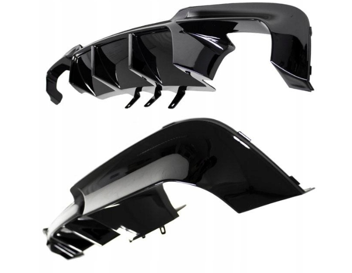 DYFUZOR BMW F10 F11 10- LOOK M5 DUET GLOSSY BLACK