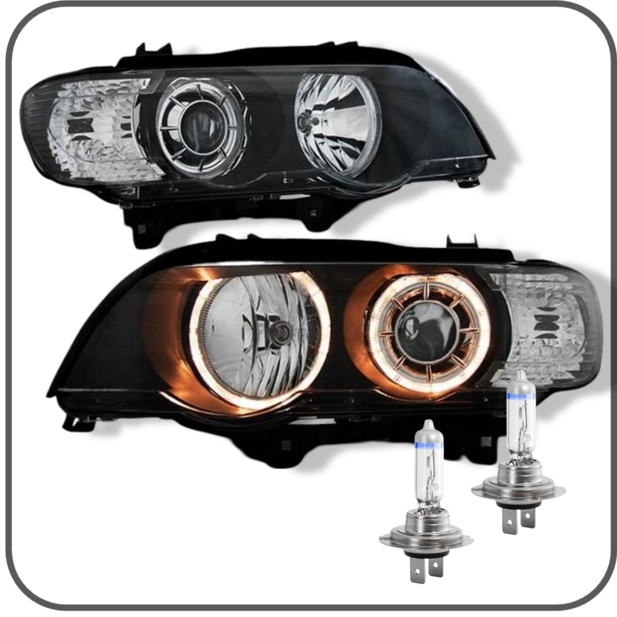 LAMPY Reflektory Do BMW X5 E53 Od 1999 Do 2003 Rok XENON D2S DEPO+ ŻARÓWKI