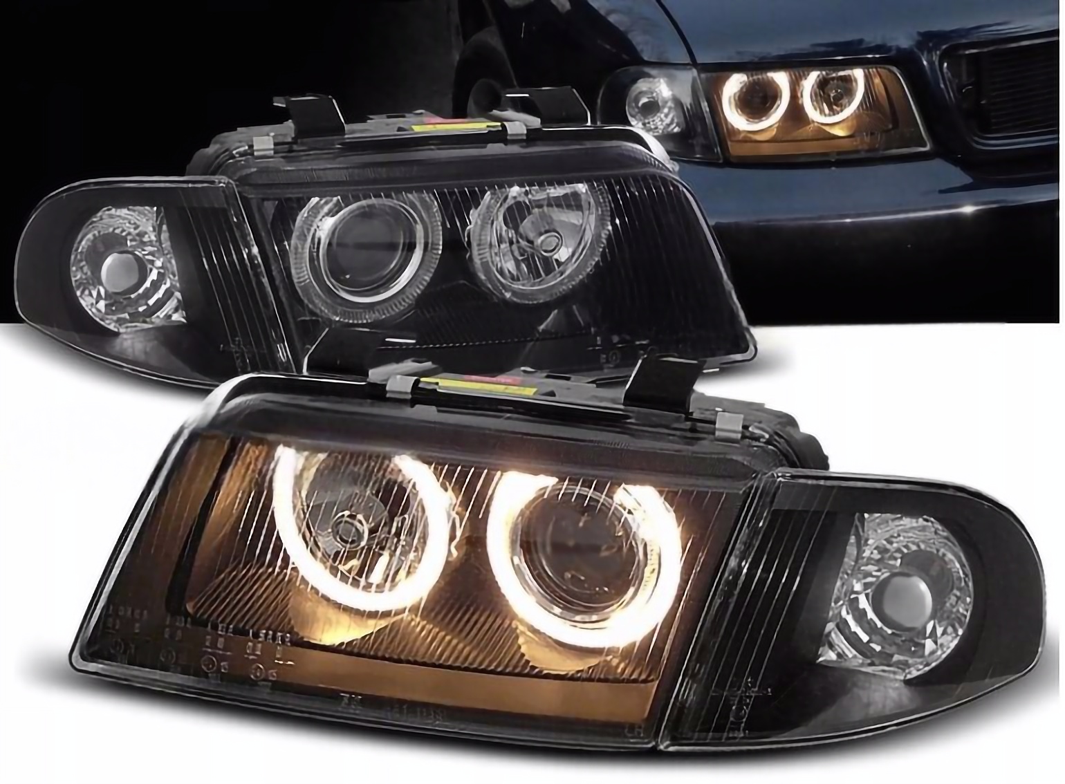 LAMPY REFREKTORY DO AUDI A4 B5 OD 1994 DO 1998 DEPO KIERUNKOWSKAZY