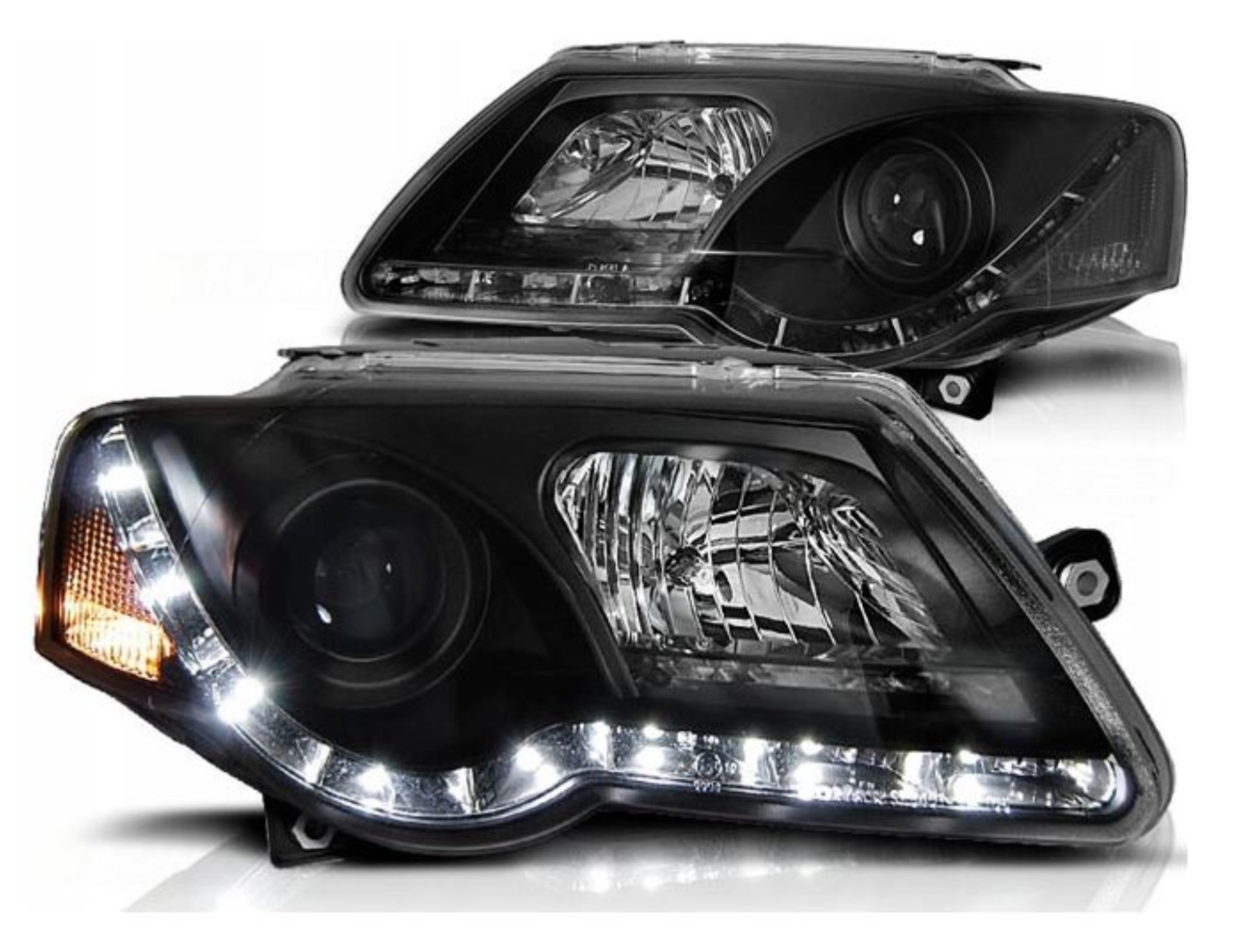Lampy Reflektory VW PASSAT B6 Od 2005 Do 2010 DAYLIGHT LED Nowe H1 Gratis