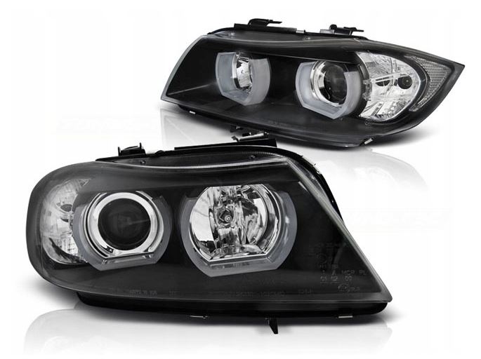LAMPY REFLEKTORY DO BMW E90/E91 OD 2005 DO 2008 Roku LED 3D GRATIS  H1, H7