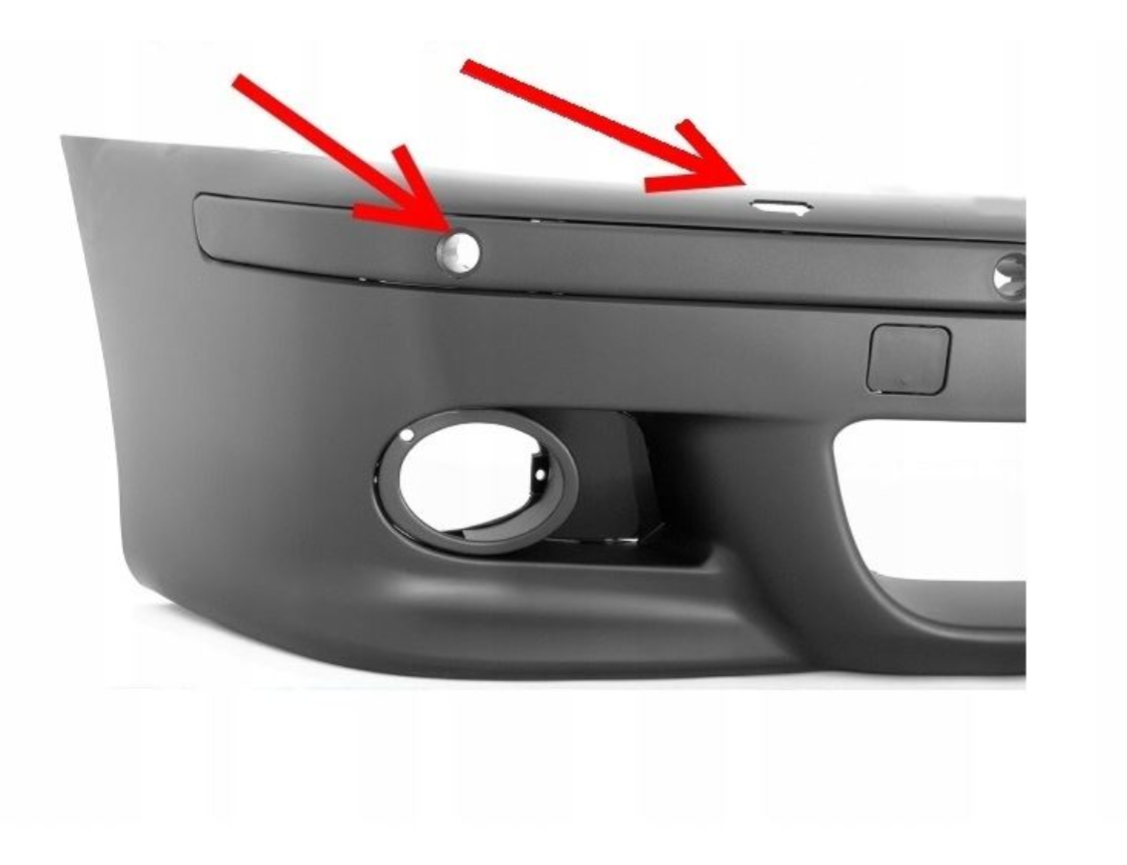 NOWY Zderzak + Halogeny M-PAKIET Do  BMW E39 Od 1996 Do 2003 PDC+ SRA