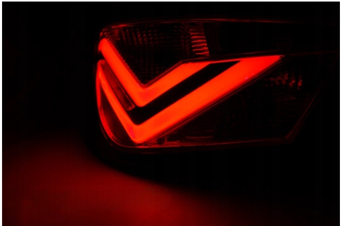 LAMPY DIODOWE SEAT IBIZA 6J 3 DRZWIOWE OD 06.2008 DO 2012 BLACK LED BAR