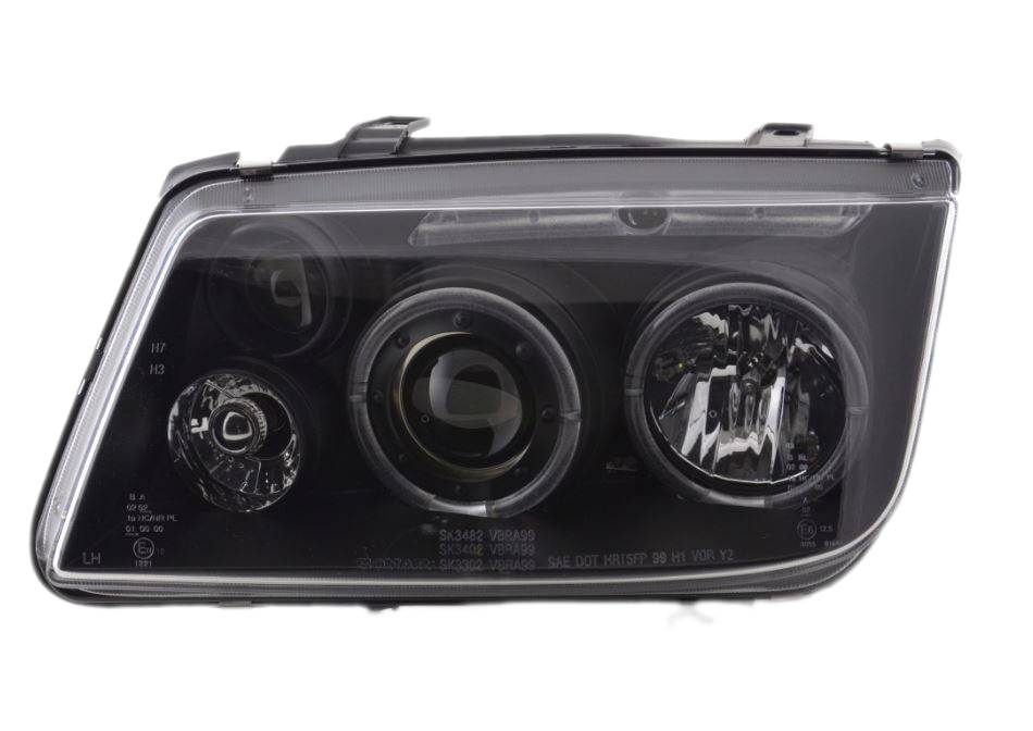 Lampy Reflektory Do VW BORA OD 1998 DO 2005 ROKU Soczewki LED H1 GRATIS