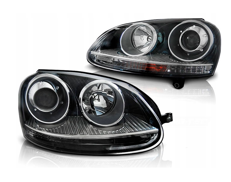 NOWE Lampy Reflektory DO VW GOLF V 5 OD 2003 DO 2008 Roku GTI LOOK H7 DEPO