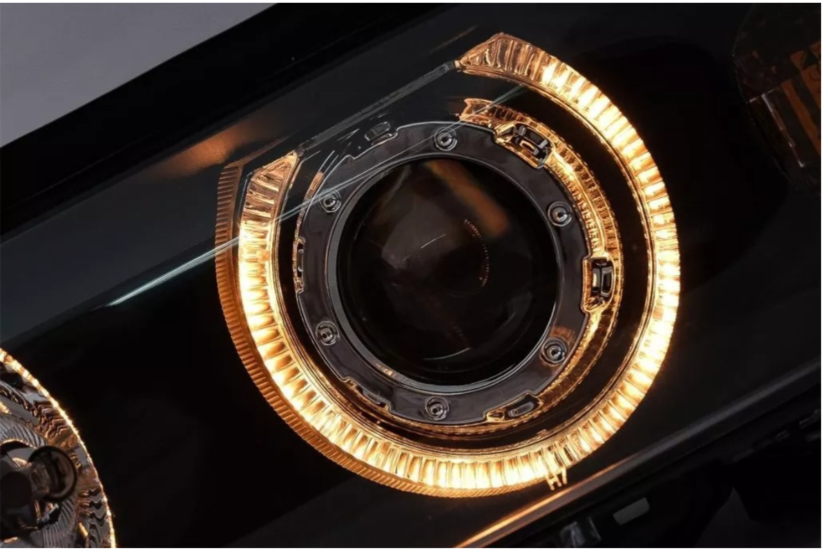 Nowe Lampy Reflektory Do BMW e39 OD 1995 DO 2003 SOCZEWKIK RINGI H7 ATEST