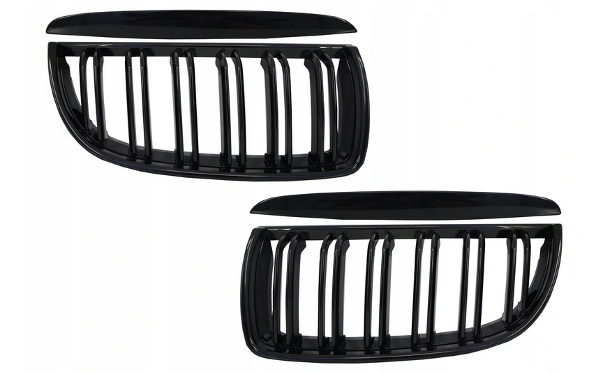 GRILL NERKI BMW 3 E90 05-08R M3 LOOK BLACK POŁYSK