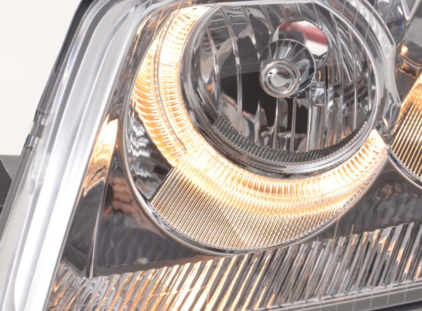 LAMPY REFLEKTORY DO VW PASSAT B5 FL 3BG Od 2000 DO 2005 Roku RINGI SOCZEWKI