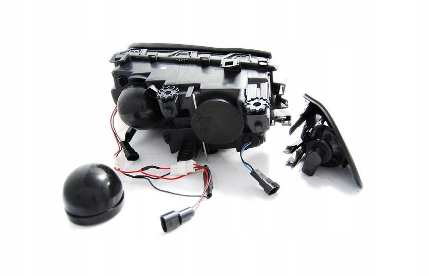 LAMPY Reflektory DO BMW E46 OD 1998 DO 2001 SEDAN / TOURING  RINGI LED