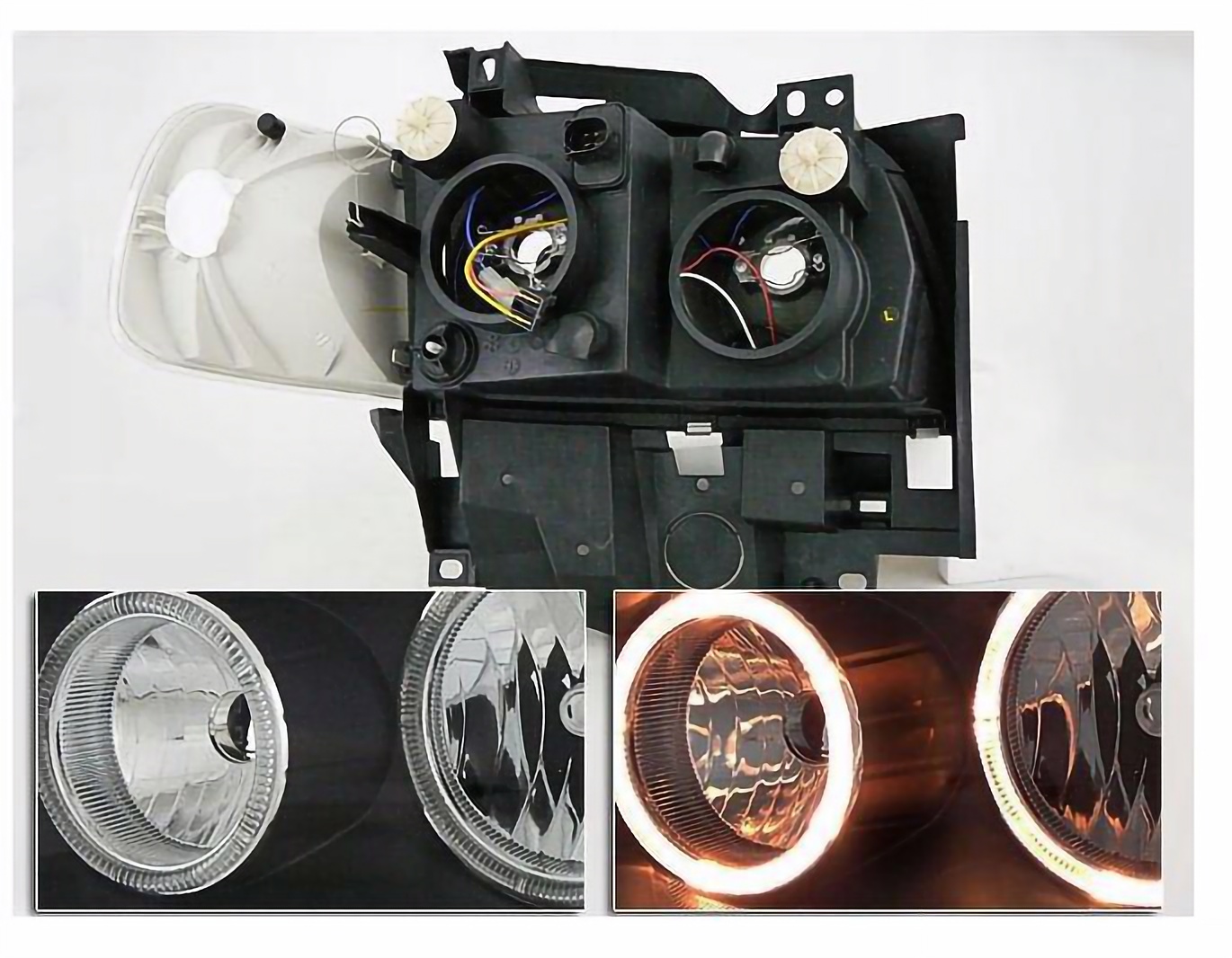 Lampy Reflektory Do VW T4 Od 1996 Do 2003 Rok RINGI DEPO + Kierunkowskazy