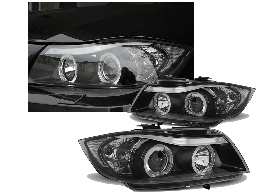 Lampy Reflektory BMW E90/E91 05-08 Ringi Soczewki