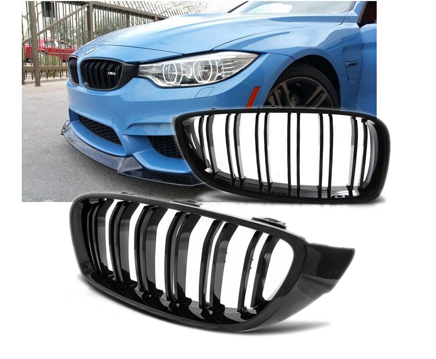 GRILL NERKI BMW 4 F32 F33 F36 13- M4 LOOK BLACK