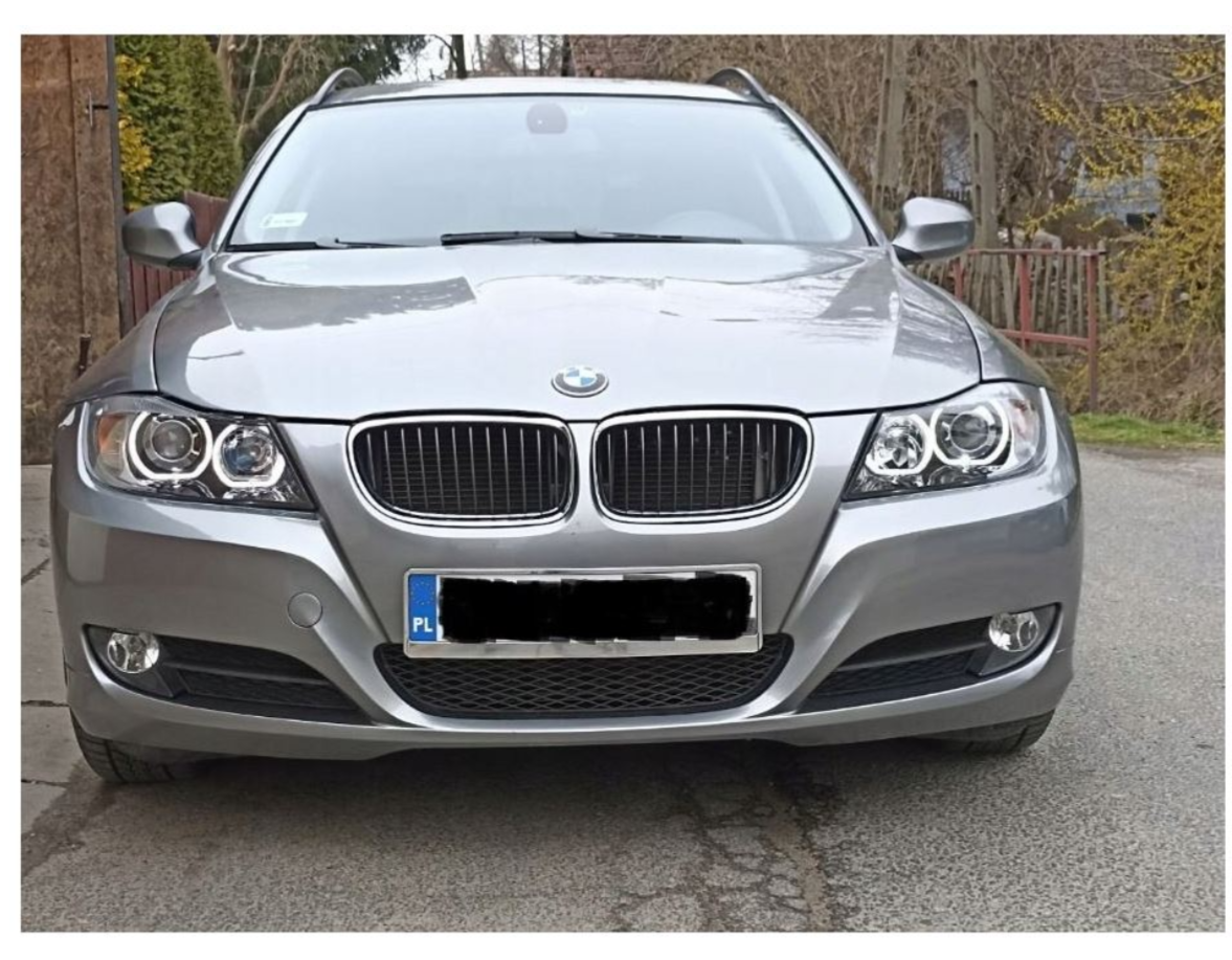 Reflektory BMW E90 E91 2005-2011 BIAŁE Ringi LED H7 DEPO - Oryginalne Lampy