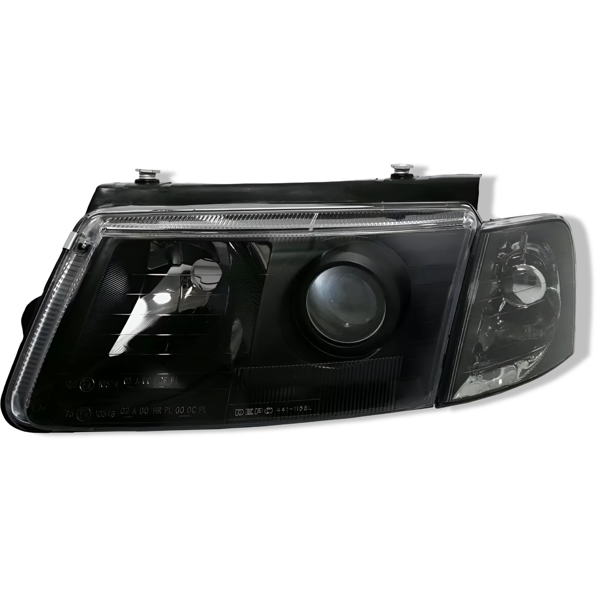 LAMPY REFLEKTORY DO VW PASSAT B5 OD 1996 DO 08.2000 Roku  H7 BLACK  DEPO