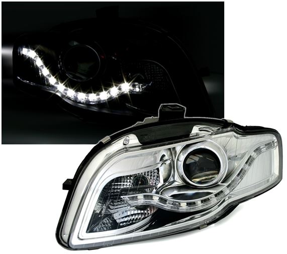 Lampy Reflektory AUDI A4 B7 04-08 rok DAYLINE LED