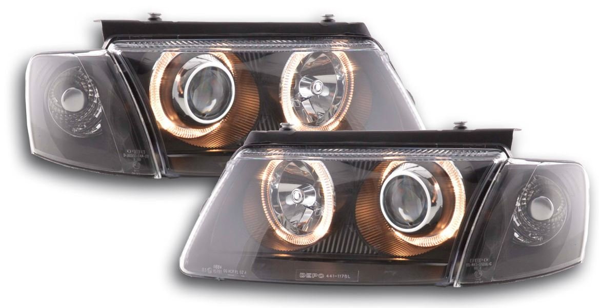 LAMPY  REFLEKTORY DO VW PASSAT B5 OD 1996 DO 2000 Roku DEPO RINGI SOCZEWKI