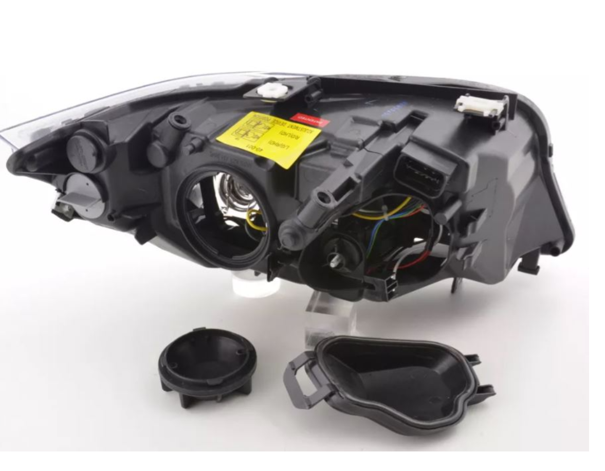 Reflektory BMW E90 E91 2005-2011 BIAŁE Ringi LED H7 DEPO - Oryginalne Lampy