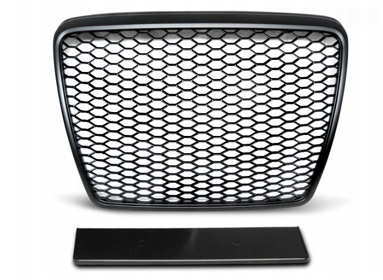 GRILL AUDI A6 C6 09-11R RS-STYLE MATT-BLACK